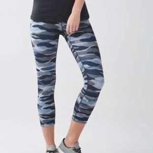 Lululemon Wunder Under Crop III Mini Coast Camo